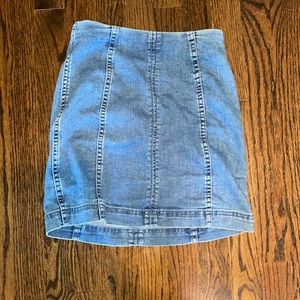 Free people mini skirt
